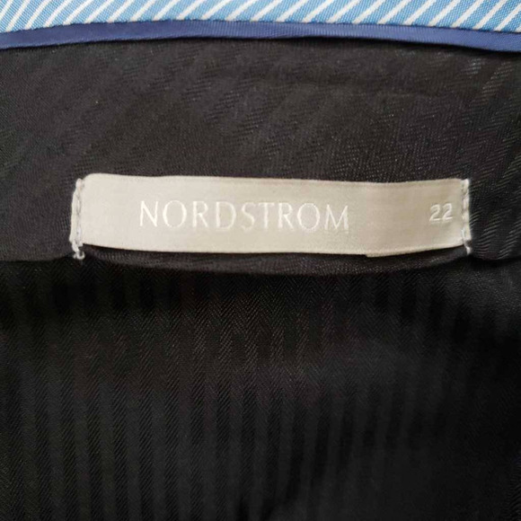 Nordstrom Big Boys Lucas Dress Pants Gray Classic Fit Pocket Stretch Trousers 22 - Picture 5 of 8